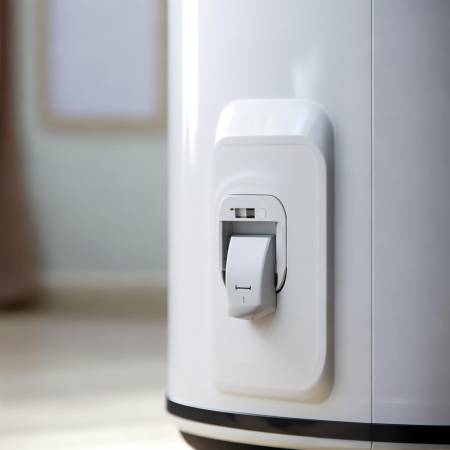 关闭热水器再换电池