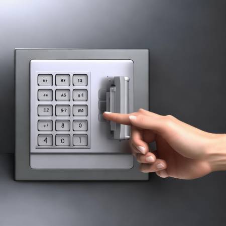 “用数字键盘，定期换密码”