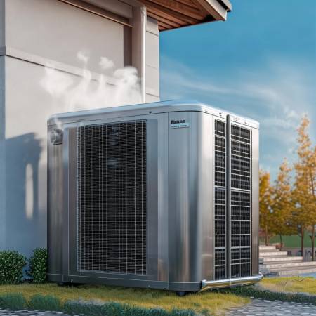 节能环保空气能供暖