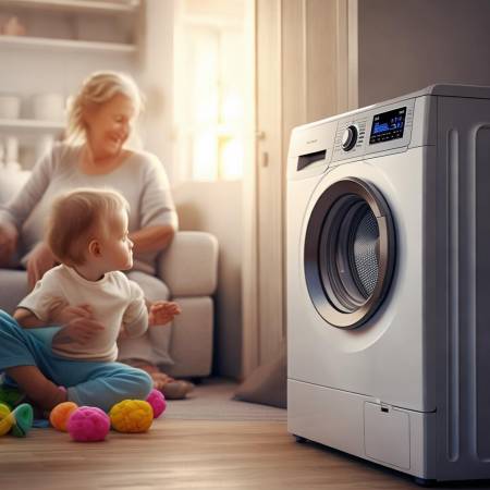 合成洗衣机,智能洗涤,家人舒心