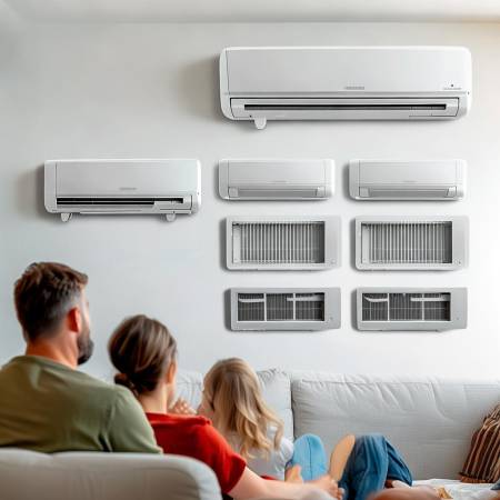 中央空调一拖三，安装简单易维护