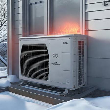 热泵功率与面积、温度相关