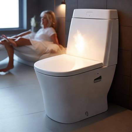 智能马桶暖风烘干，双手解放，卫