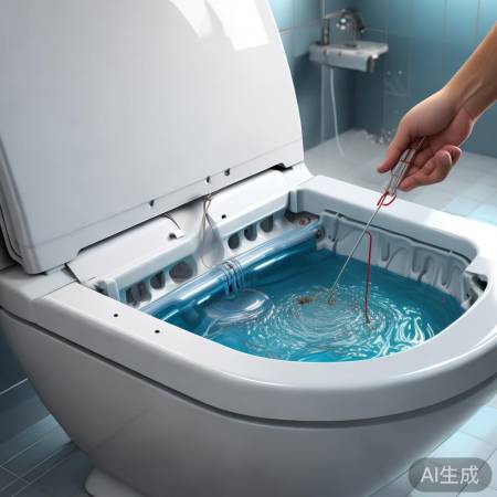 智能马桶滤网水阀清洁