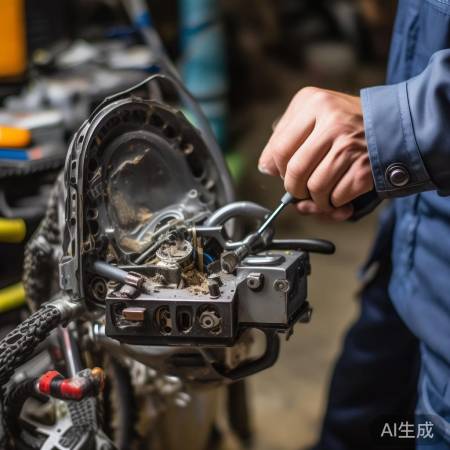 地锁卡住，先挑异物