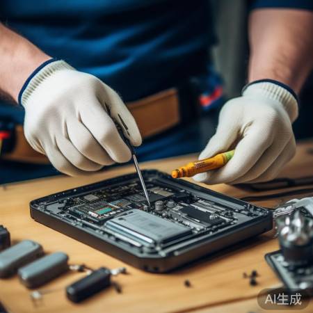 拆电池,注意正负极