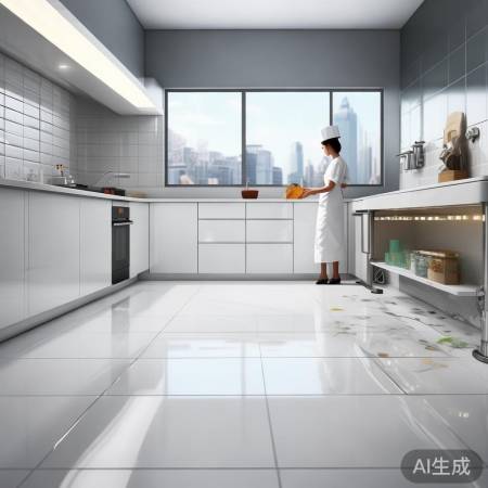 厨房地面易清洁防滑