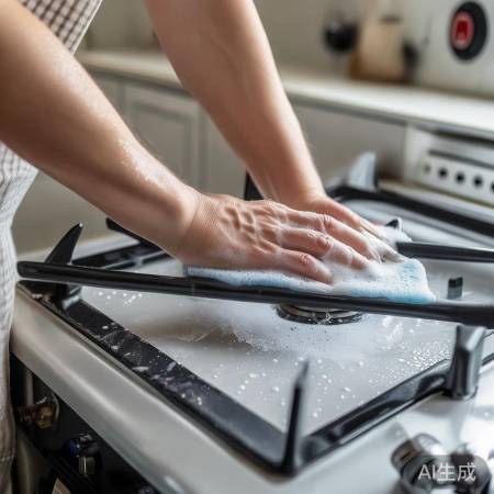 燃气灶清洁，注意安全关闭阀门