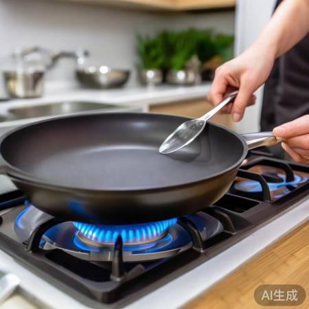 燃气灶不粘锅小技巧