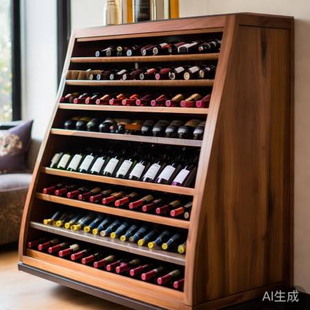 木工手作斜面红酒柜图纸教程