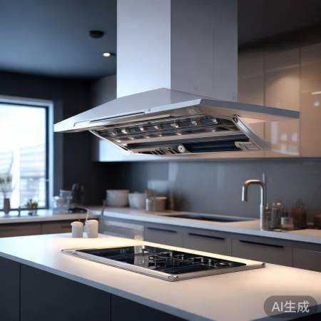新型油烟机，自动清洗，减轻负担