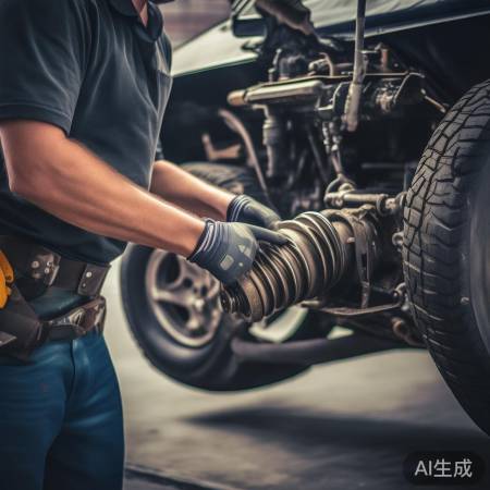 更换减震垫，自己或专业人士。