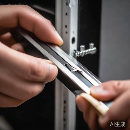 指纹锁面板，精准安装