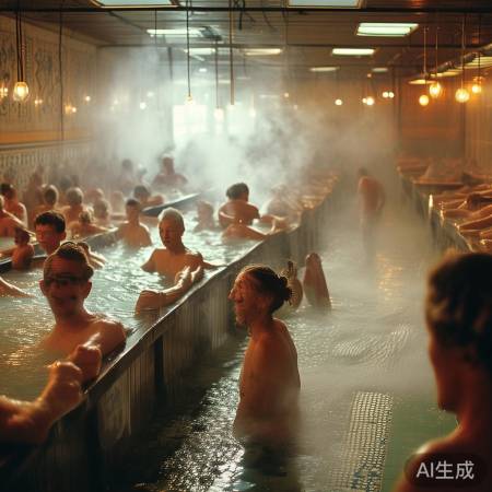 公共浴室热水洗澡