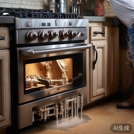 检查燃气管道积水