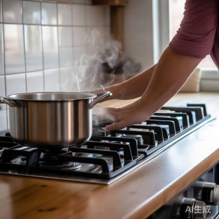 燃气灶小心水溅