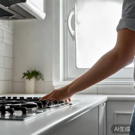 关闭灶具后先通风