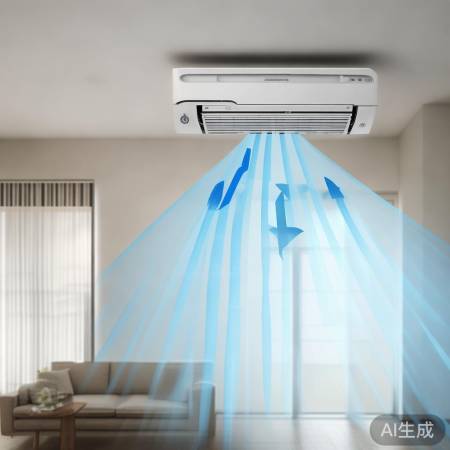 空调风向调整，垂直/水平吹风