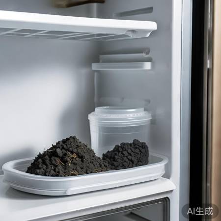 冰箱除味放活性炭或茶叶