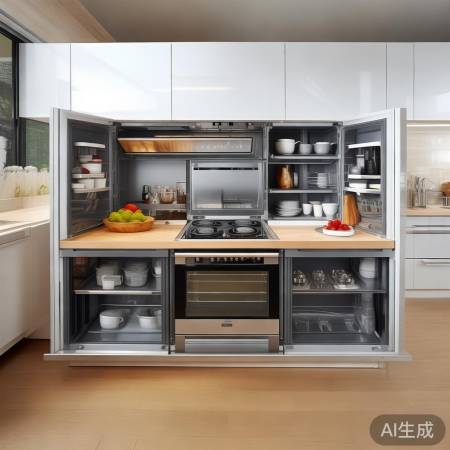 集成灶，厨房空间大增