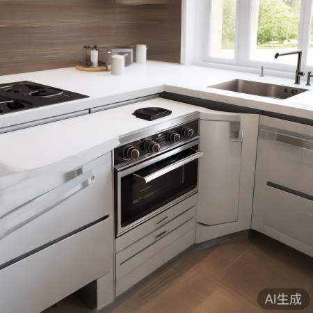 “巧拐角灶，厨房生活更自然”