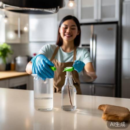 热水醋液消毒去污