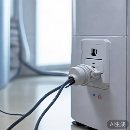 热水器安装,接通电源