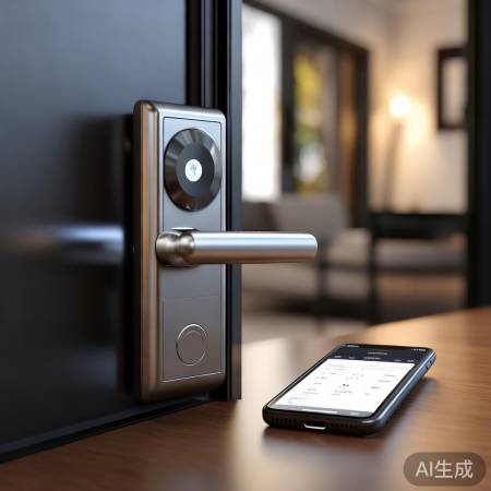 “小霸王指纹锁，远程掌握家门”