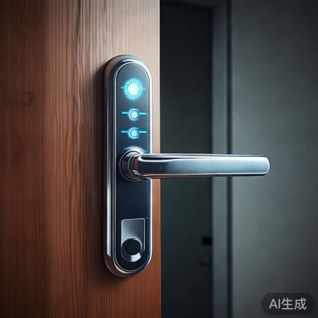 智能锁灯光闪烁传递信息