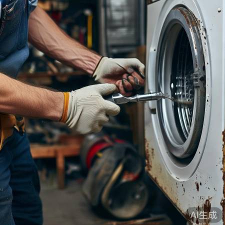 洗衣机螺丝帽卡住原因及解决