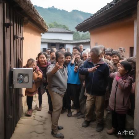 农村大院门升级智能锁