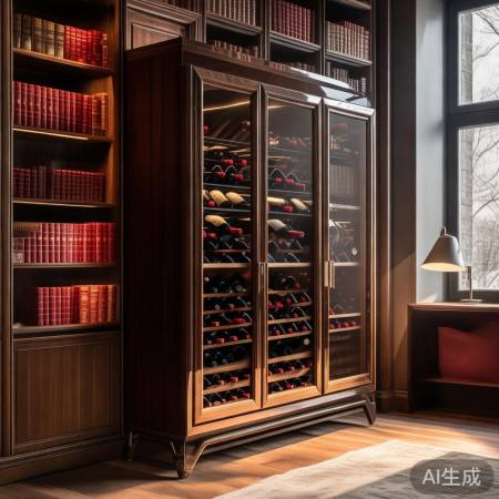 书房红酒柜，提升氛围品味