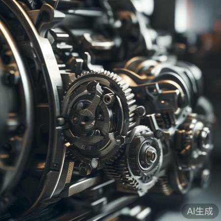 内部类似变速箱部件