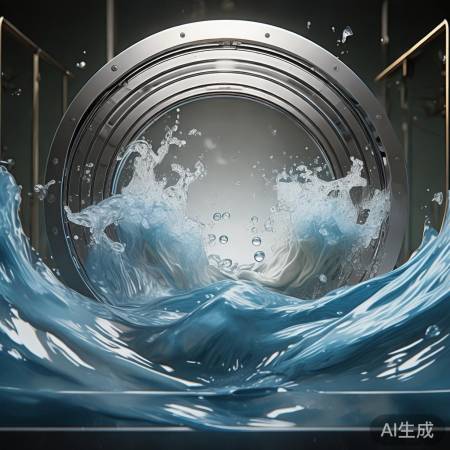 洗衣机脱水原理及水波纹形成