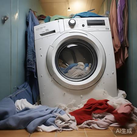 洗衣机震动，衣物变形，需改进