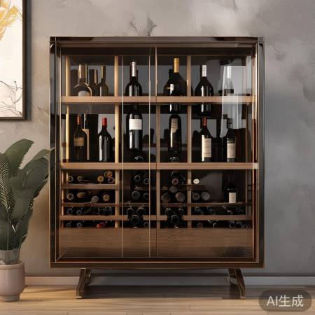 红酒柜风格多样，容量适中