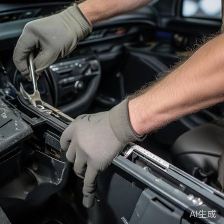 小心拔面板固定条