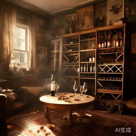 清空酒柜,自然整理