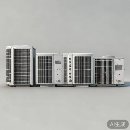 五款空调外机尺寸对比