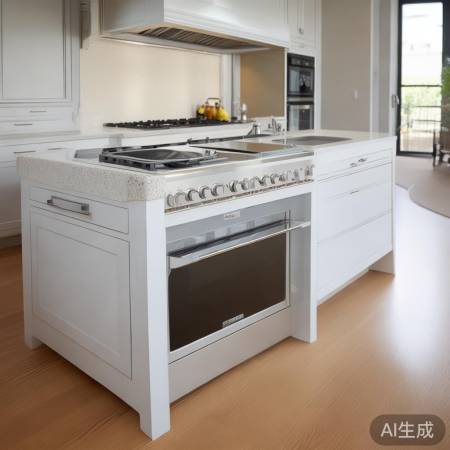 定制磨砂灶,厨房明亮心情佳。