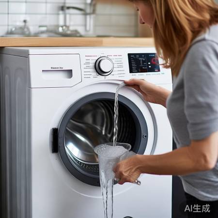 洗衣水量适中，洗涤剂适量