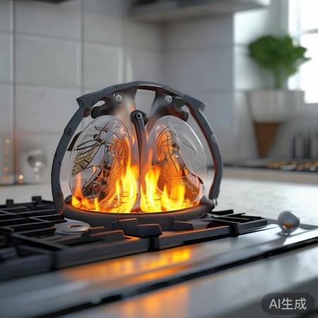 燃气灶风门调呼吸