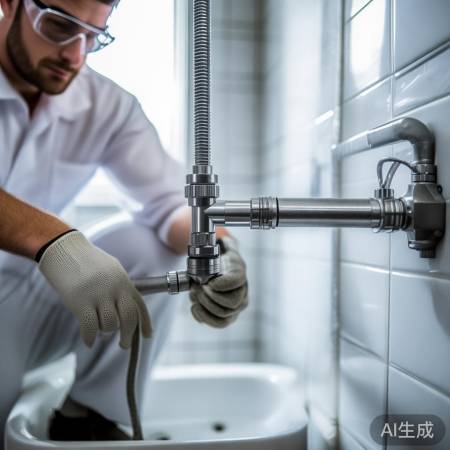 检查花洒热水器连接