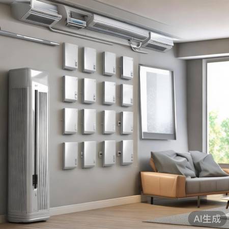 “一拖十中央空调，节能美观”