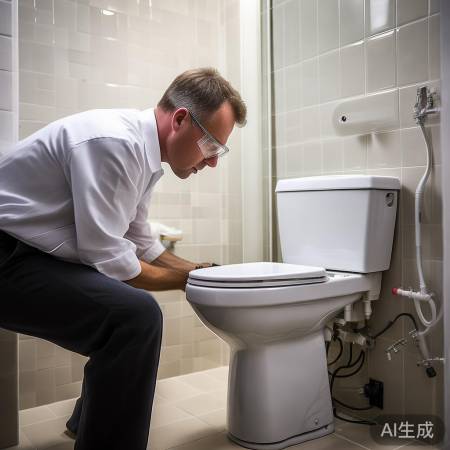 安装新马桶，连接电源