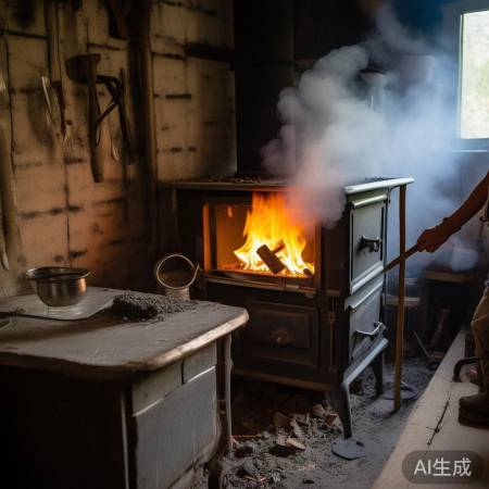 柴火灶火候难控，清洁麻烦