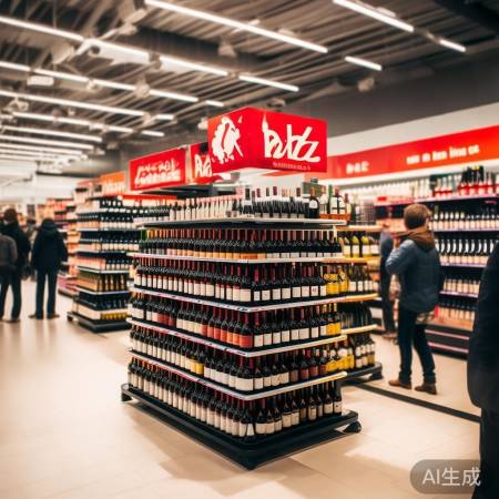 促销节酒架实惠