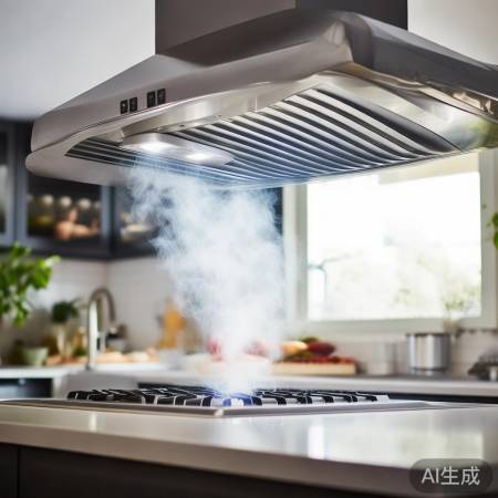 油烟机耗电高，需强负压吸油。