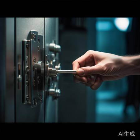 检查保险柜锁舌，恢复原位