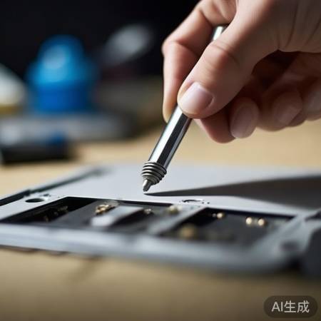 螺丝拧下，面板开启